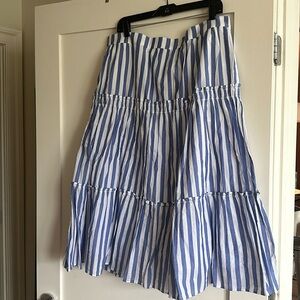 Long stripe skirt